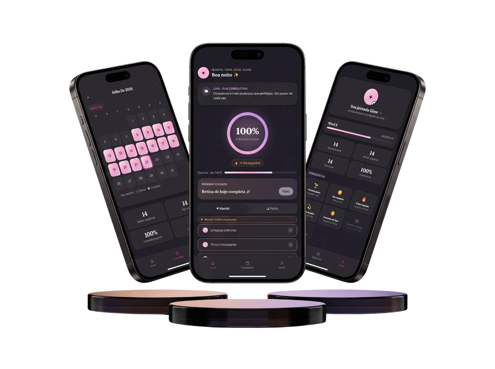 Meu Glow App Mockup